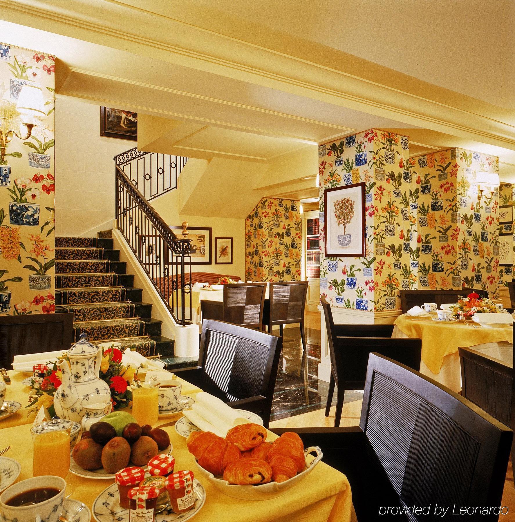 Francois 1Er Hotell Paris Restaurang bild